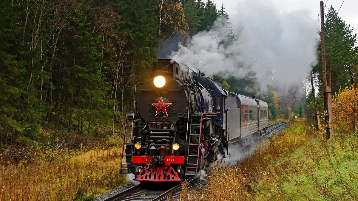 Поезд сортавала рускеала фото В Рускеалу в Карелии пустили необычный ретро-поезд на паровой тяге ProMountains 