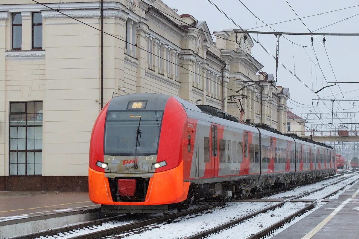 Поезд тула москва фото ЭС1-050 - Zdjęcie - RailGallery