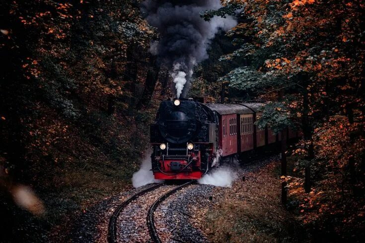 Поезд вертикальное фото Goldener Herbst in Deutschland ✨ Die schönsten Orte (mit Bildern) Ausflug, Urlau