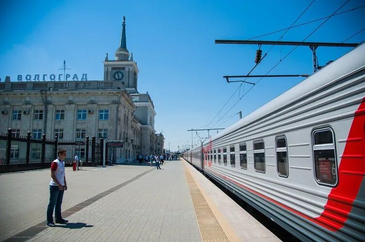 Поезд волгоград фото Жители Волгоградской области смогут на поезде доехать до Крыма