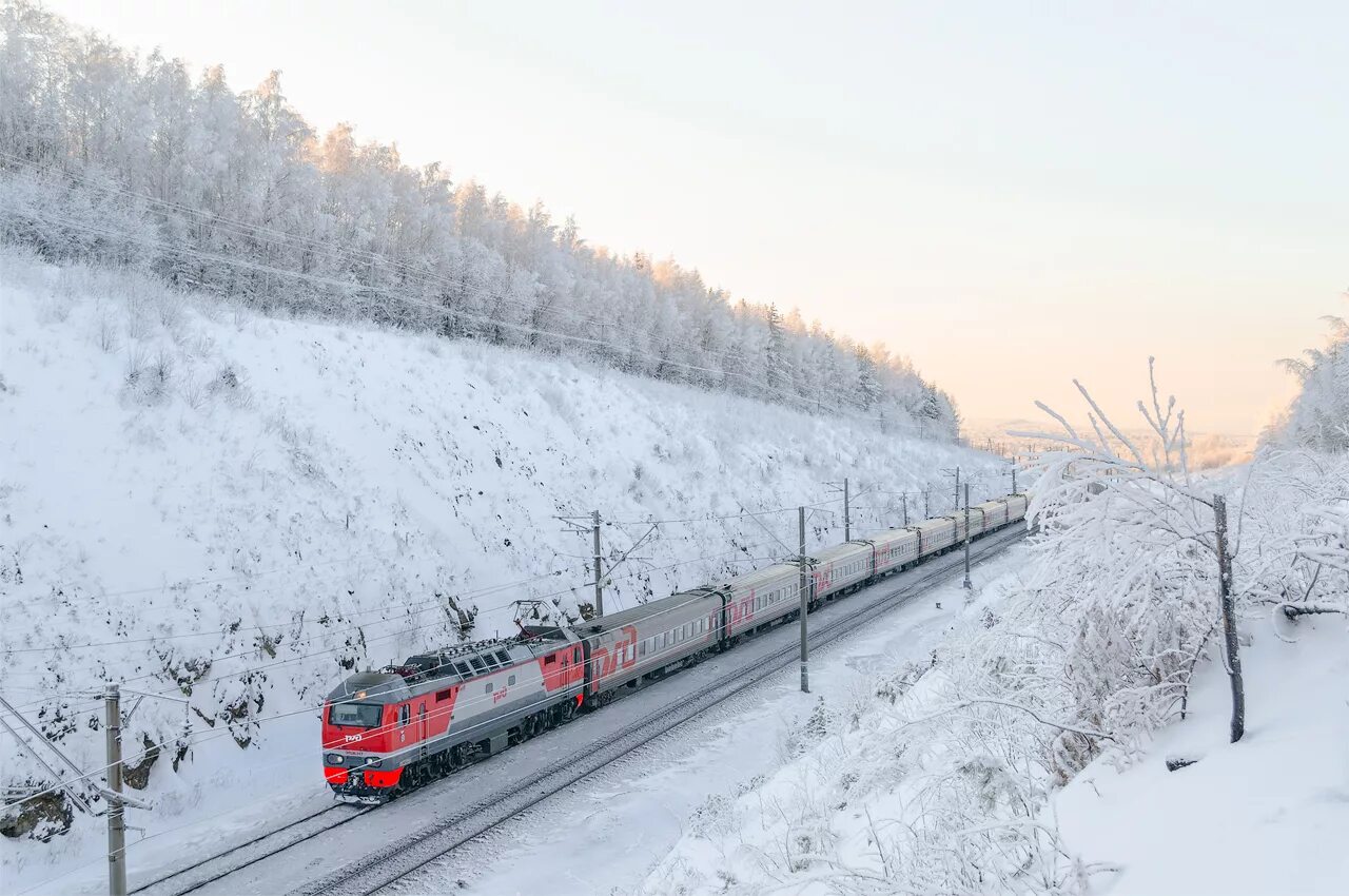 Поезд волгоград нижневартовск фото ЭП2К-317 - Zdjęcie - RailGallery