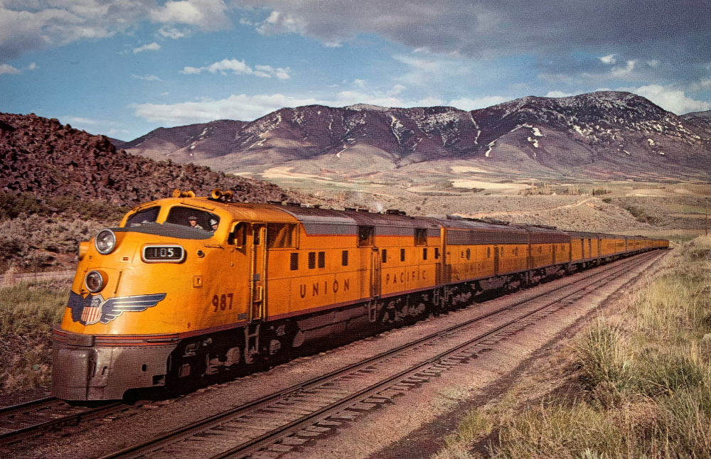 Поезда америки фото Union Pacific's "City of Portland": Consist, Timetable, Route Union pacific trai