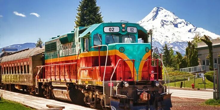 Поезда америки фото tzoo-hd-84866-0-299807-mounthoodrailroad Scenic train rides, Train rides, Scenic