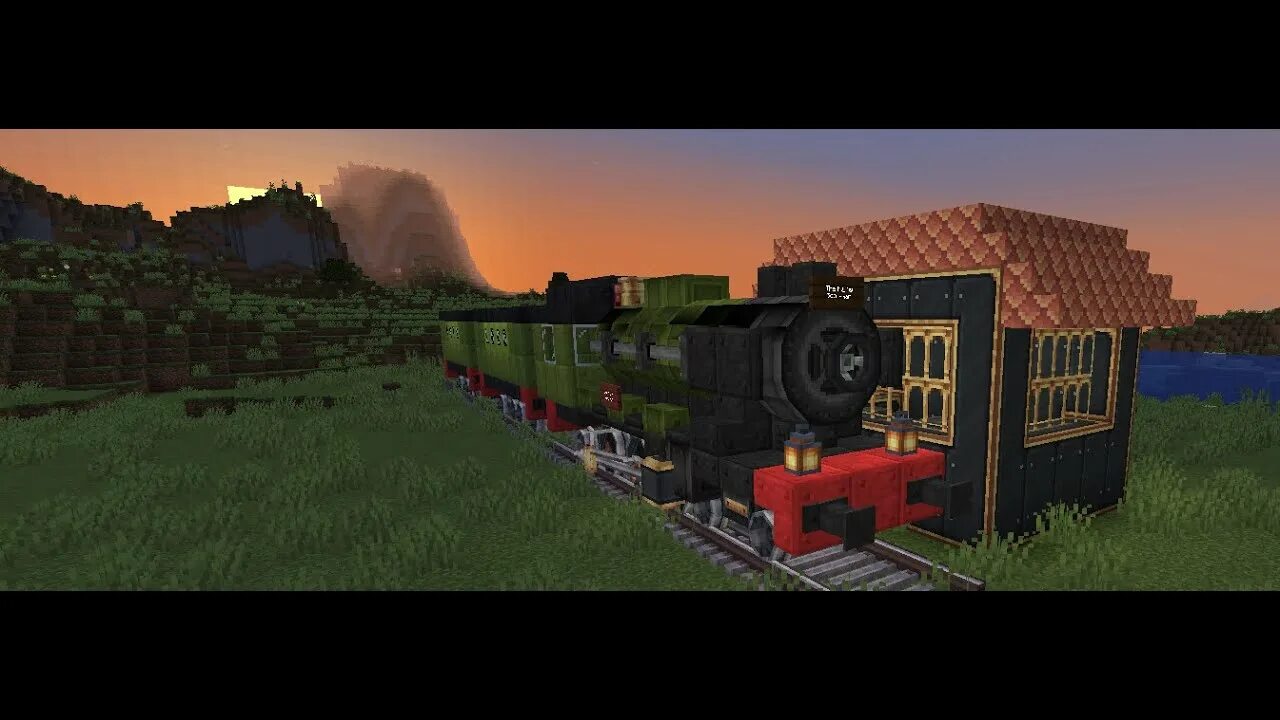 Поезда майнкрафт фото Minecraft Trains Tours - The Flying Scotsman - YouTube