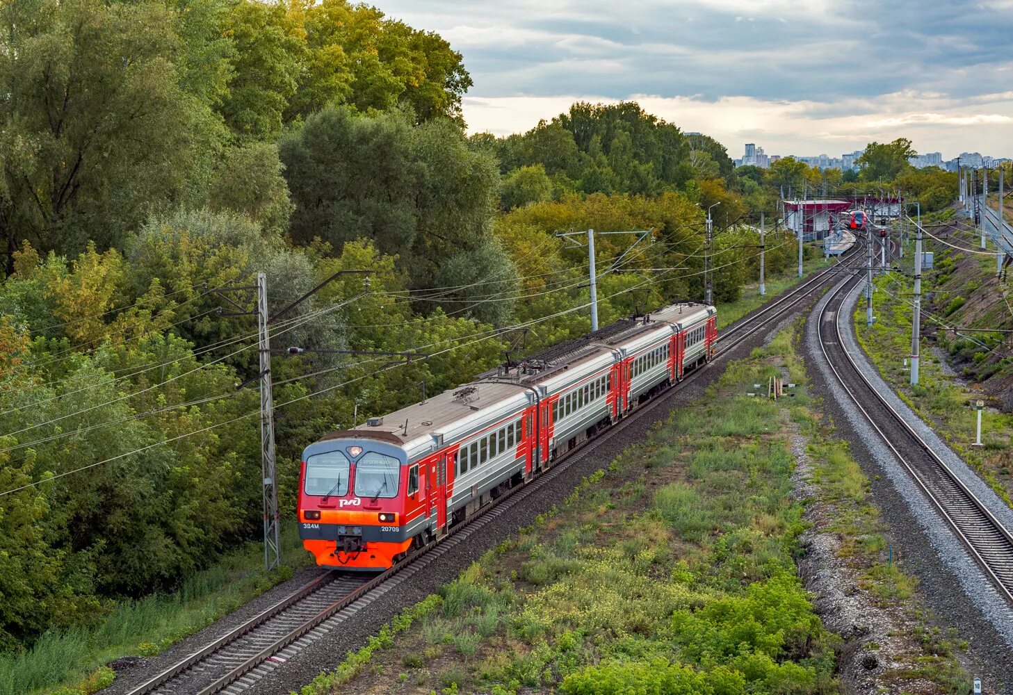 Поезда рф фото ЭД4М-0207 - Photo - სარკინიგზო გალერეა