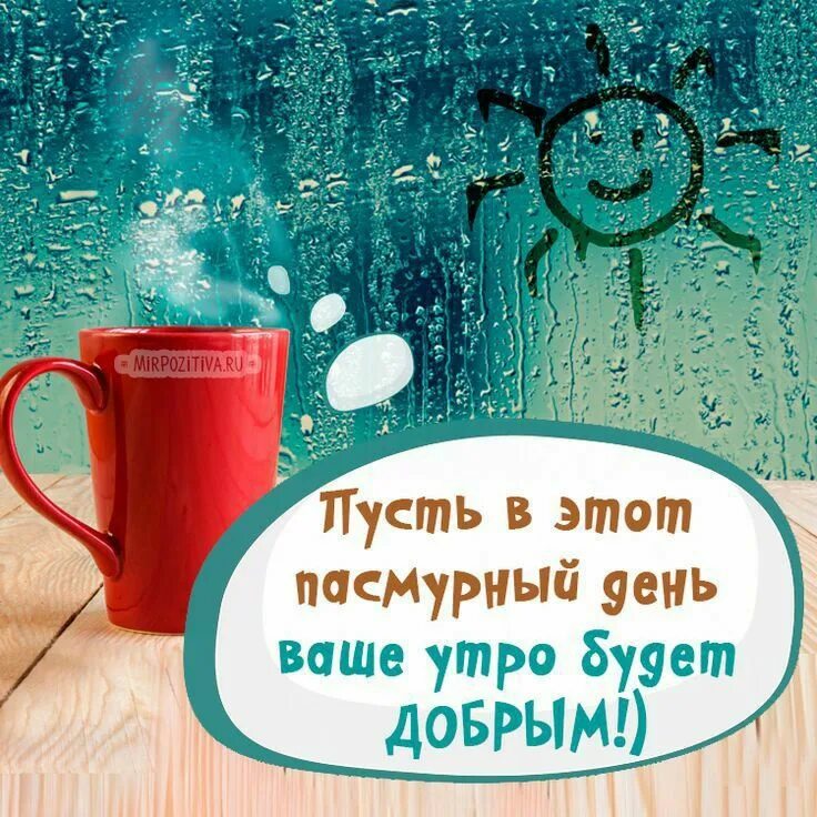 Погода доброе утро картинки прикольные Пин на доске Дождливое утро Доброе утро, Утренние сообщения, Счастливые картинки