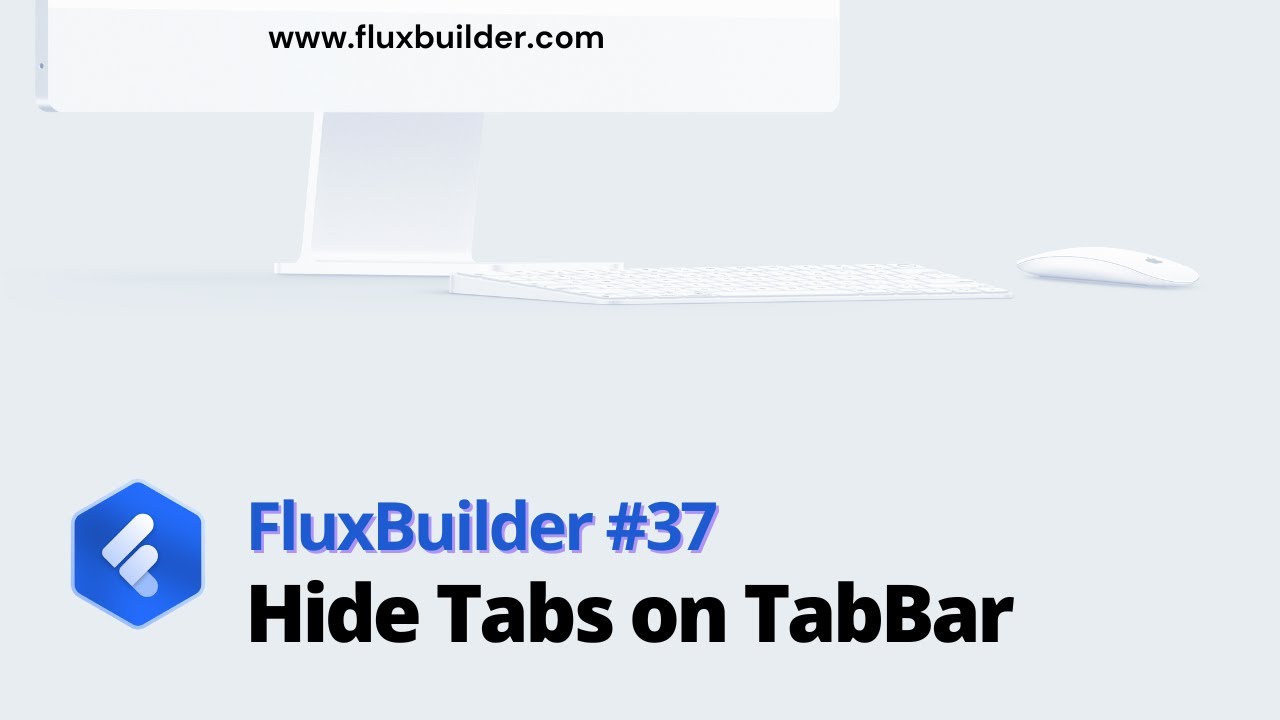 Погода самоделки FluxBuilder #37: Hide Tab on TabBar (App Builder 2023) - YouTube