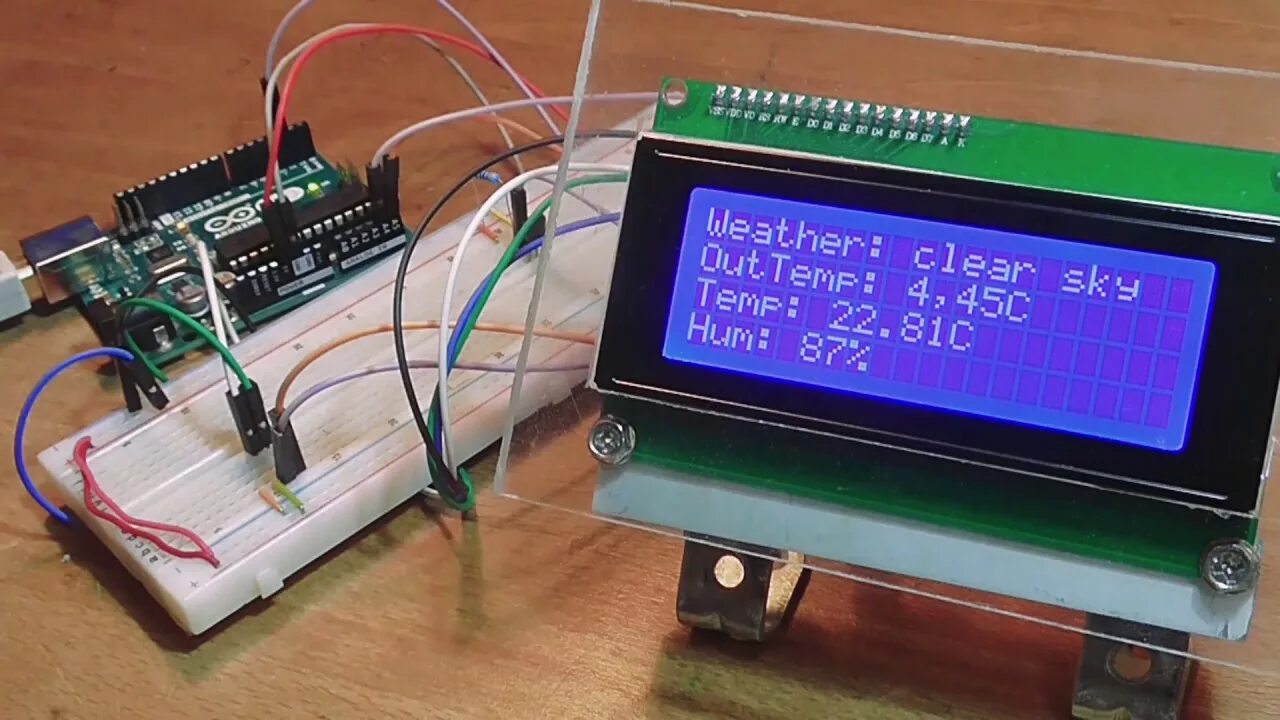 Погода самоделки Arduino Weather Display - YouTube