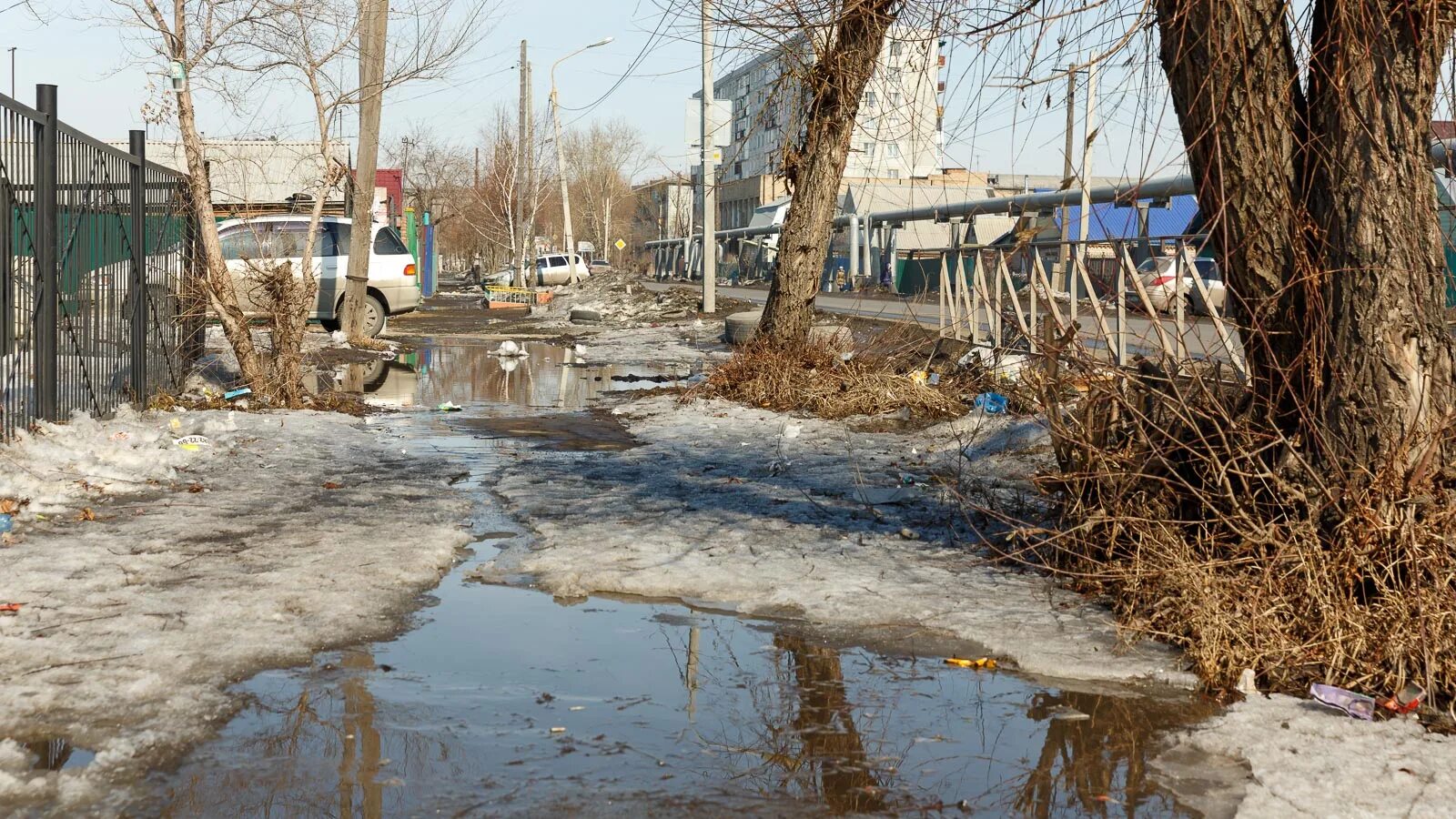 Погода в омске сейчас фото Как в Омске не сесть в лужу? - СуперОмск