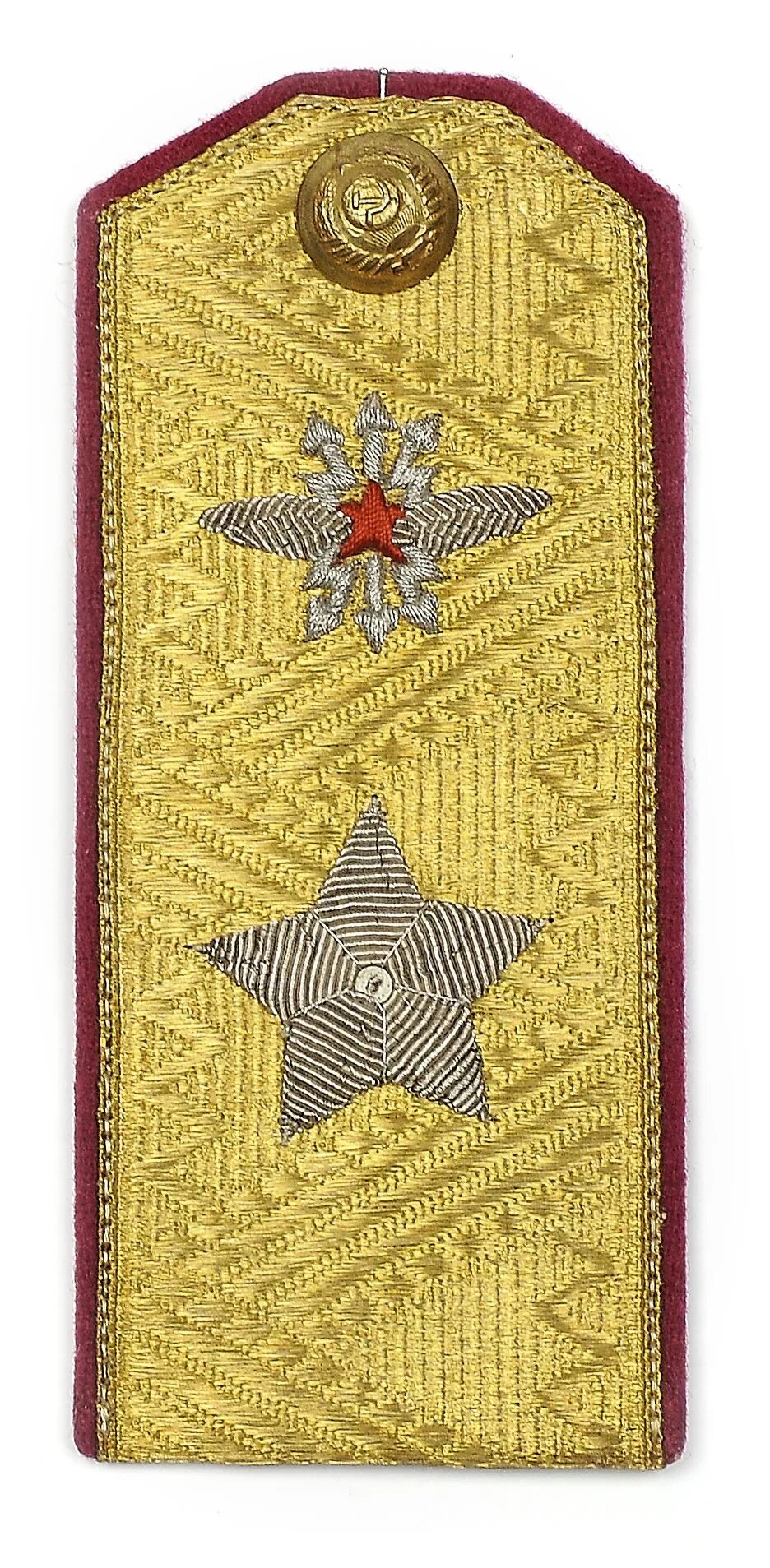Погоны маршала россии фото СССР. Погон маршала войск связи СССР.Неизвестная мастерская, СССР, 1960-е гг. Се