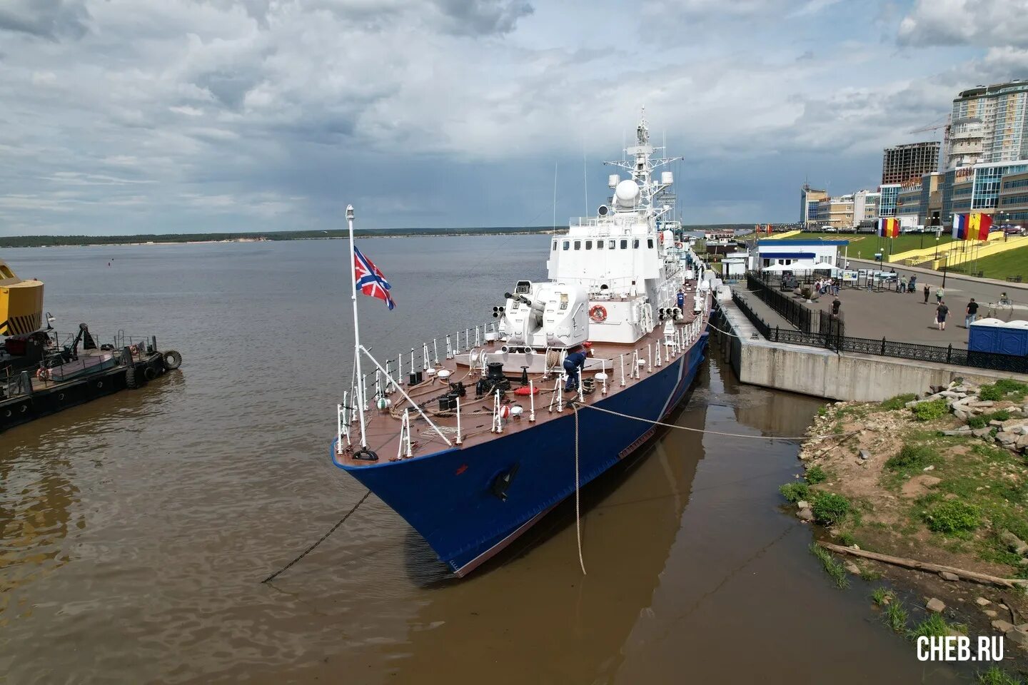 Пограничный сторожевой корабль чебоксары чебоксарское водохранилище фото площадь Речников 1К - Чебоксары (Корабль-музей)