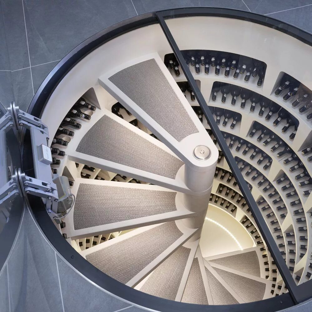 Погреб лестница фото Wine Storage Solutions Spiral Cellars Spiral wine cellar, Home wine cellars, Win