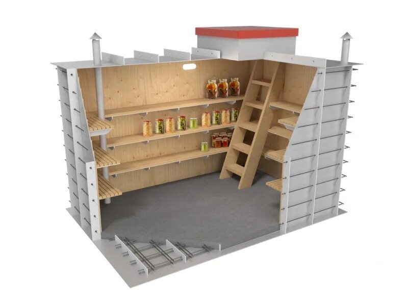 Погреб пластиковый купить в перми цена фото Пластиковый погреб Eco Wasser 12 кубов цена 375900 рублей от производителя