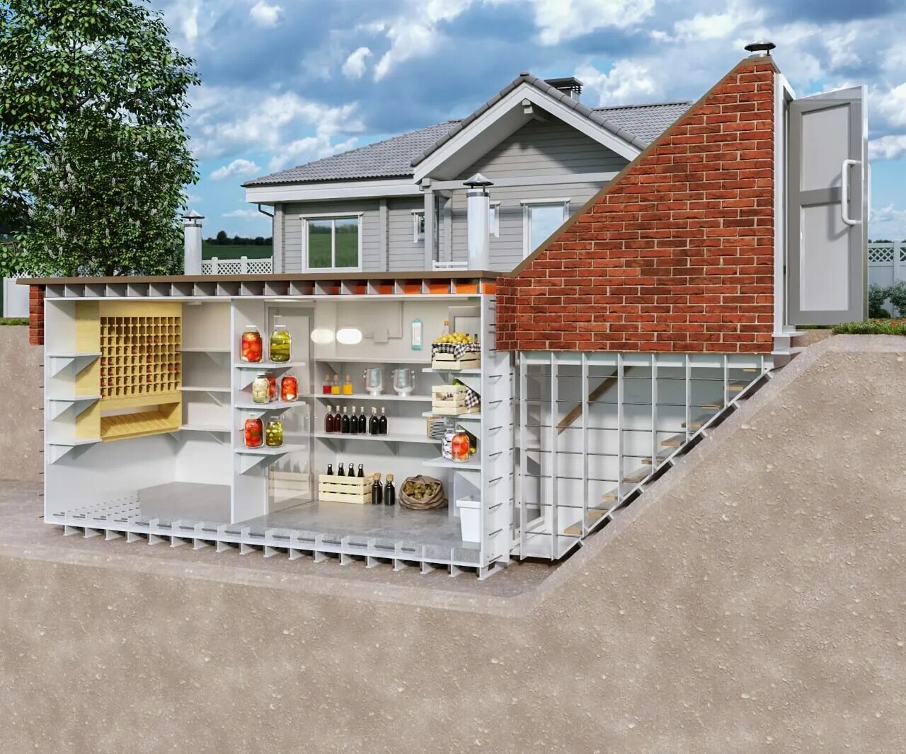 Погреб пластиковый купить в перми цена фото Пластиковый погреб в в новгороде: найдено 88 картинок