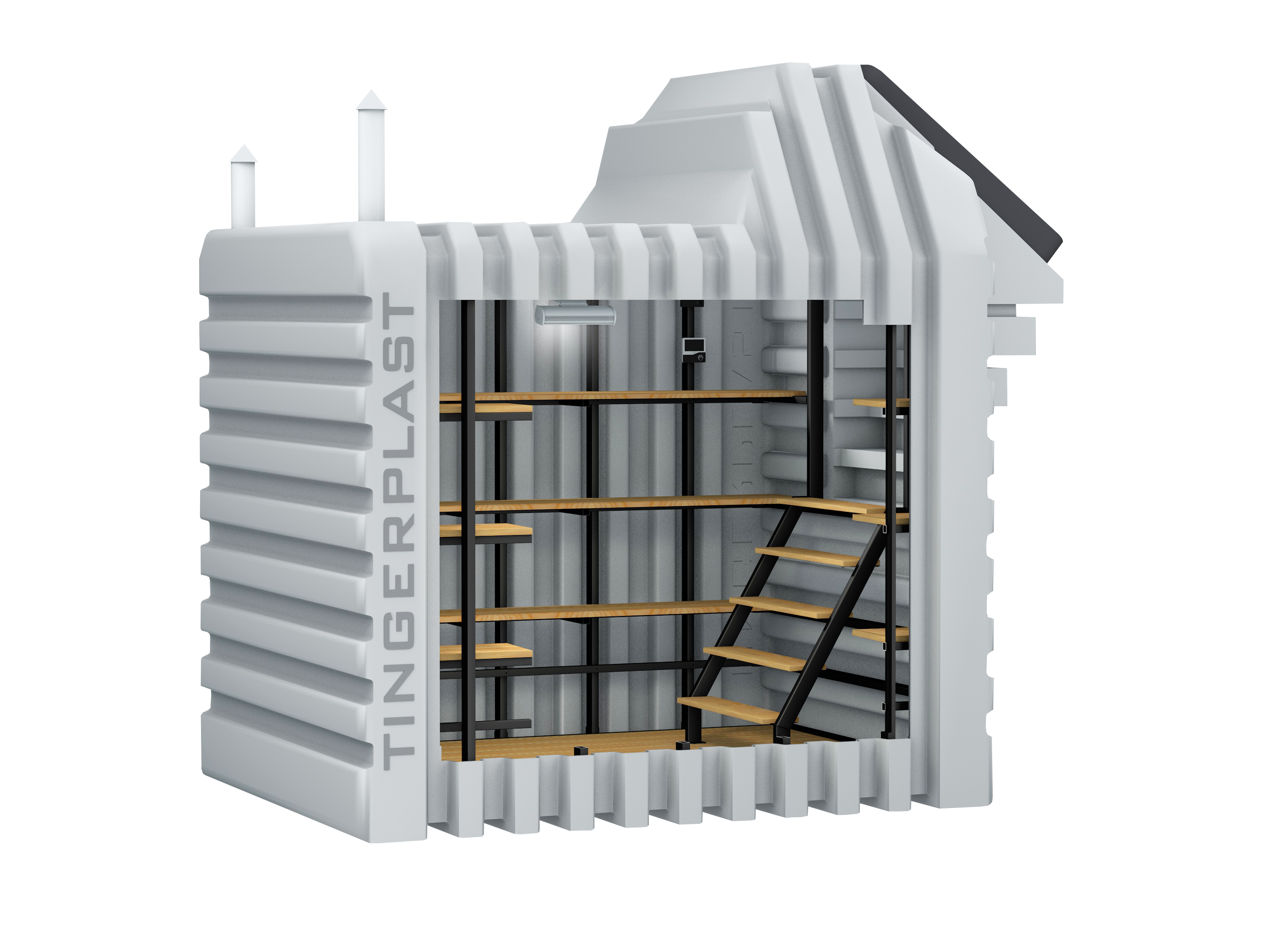 Погреб пластиковый купить в перми цена фото Пластиковый бесшовный погреб Tingard 3000 купить в Уфе по выгодным ценам