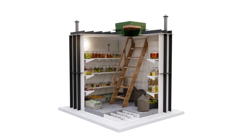 Погреб пластиковый купить в перми цена фото Пластиковый погреб ГудВэй, Классик 2*2 - купить с доставкой по выгодным ценам в 