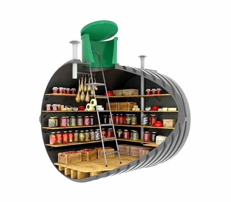 Погреб пластиковый купить в перми цена фото Пластиковые погреба :: Екатеринбург :: Погреб "СФЕРА 10" :: Погреб "СФЕРА 10"