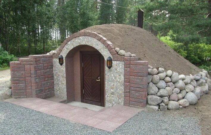 Погреб в земле фото cute root (or wine?) cellar Подземные дома, Винный погреб в подвале, Домашнее оз