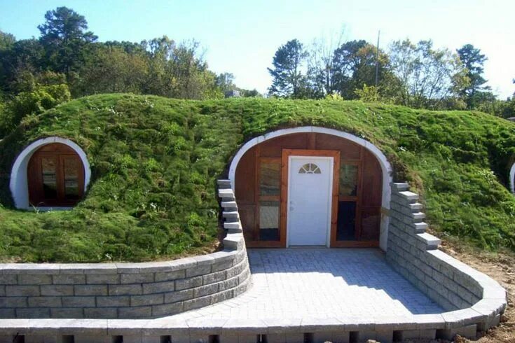 Погреб в земле фото own a hobbit home - Google Search Underground homes, Green magic homes, Earth sh