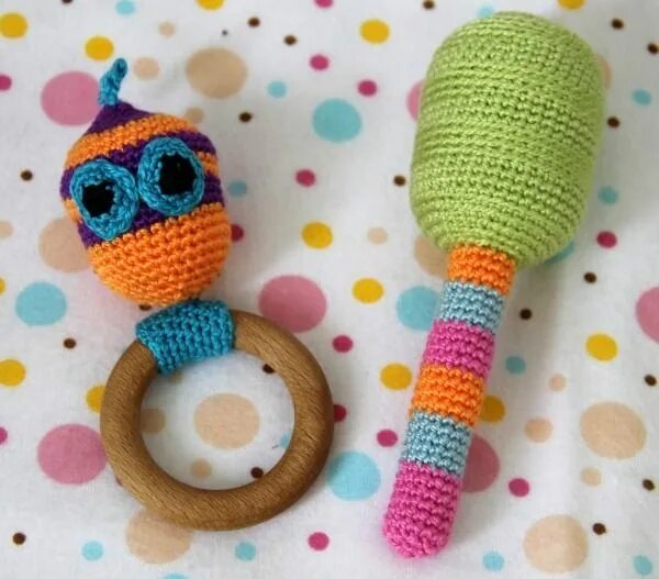 Погремушка крючком схема Матрёшкин блог: Вязаные погремушки Вязание, Погремушка и Вязаные игрушки