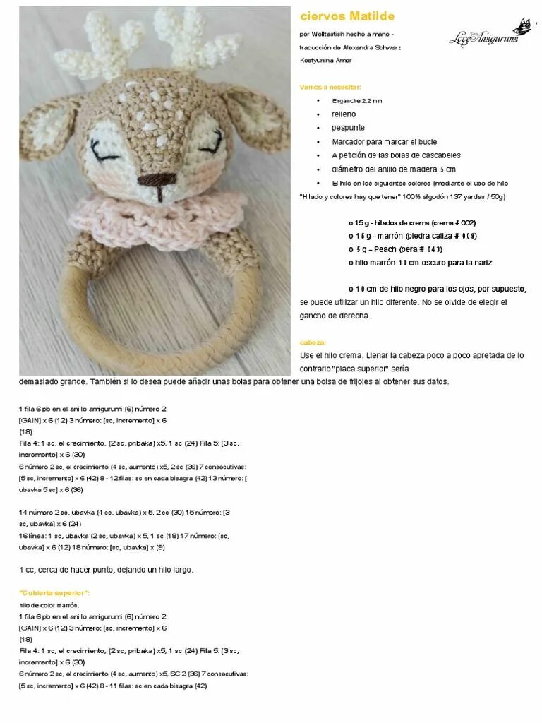 Погремушка вязание крючком схема Sonajero - PDF Versión 1 PDF Textiles Naturaleza in 2024 Crochet baby gifts, Boo