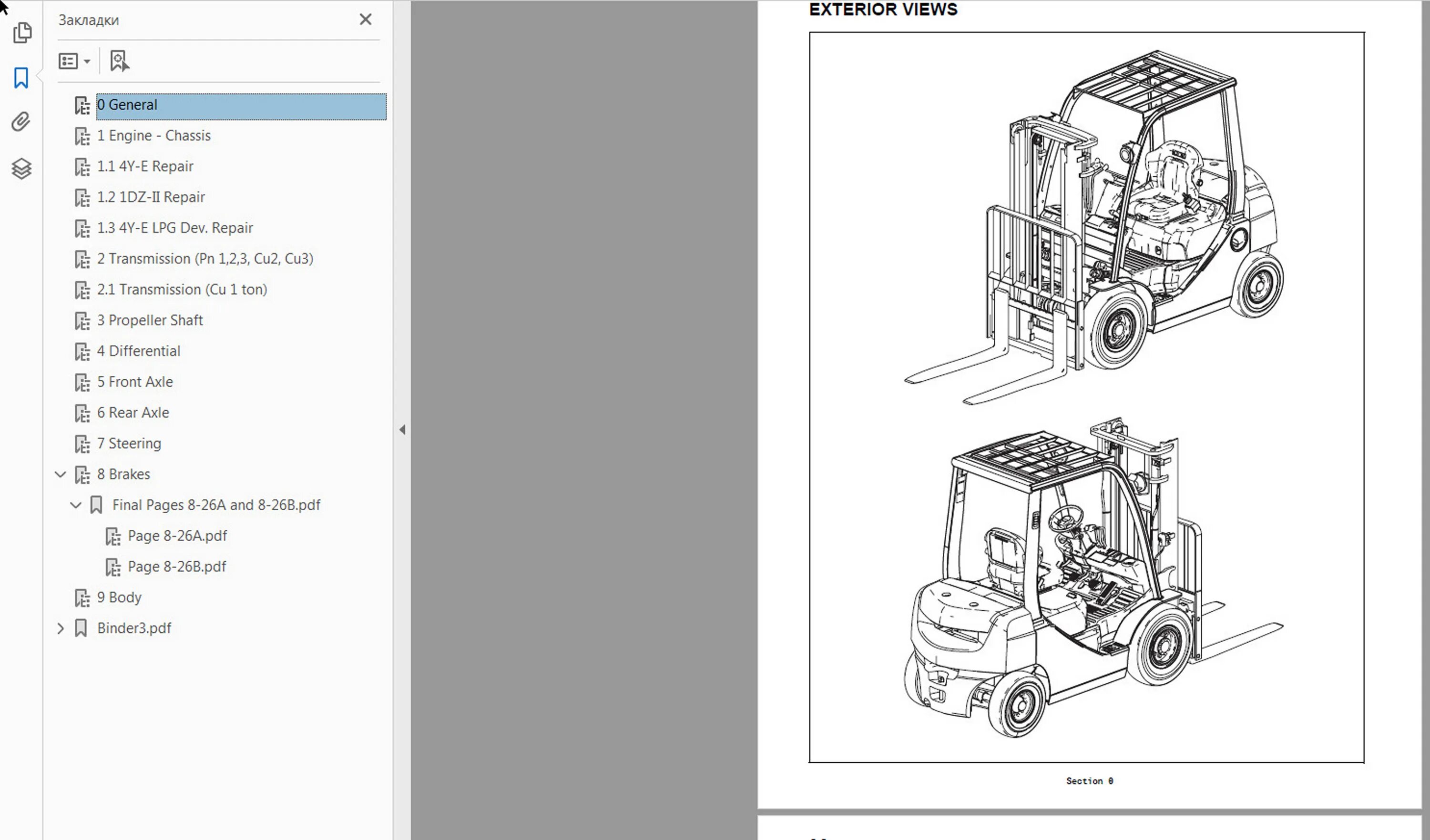 Погрузчик инструкция по сборке Toyota Forklift service manual - руководство по ремонту и обслуживанию вилочных 