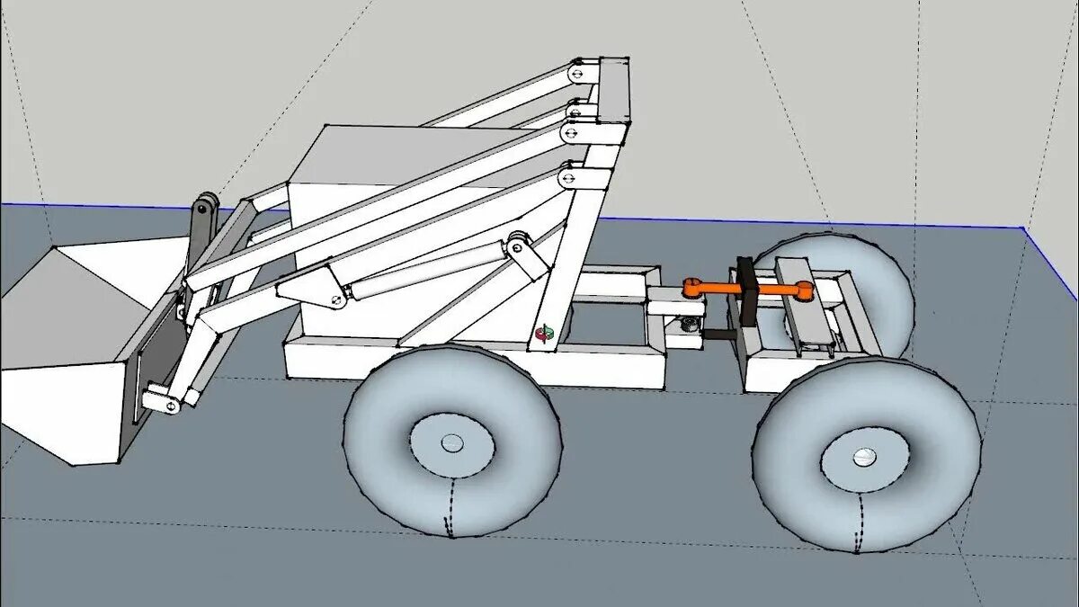 Погрузчик переломка своими руками 4х4 чертежи Как сделать вездеход переломку Вездеход Дзен