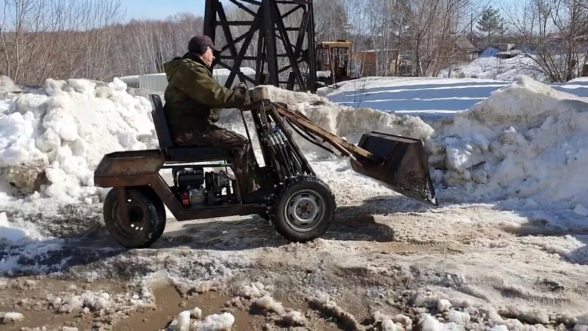 Погрузчики самоделки Какая модель самодельного погрузчика лучше и удобнее. Мастеровой Дзен