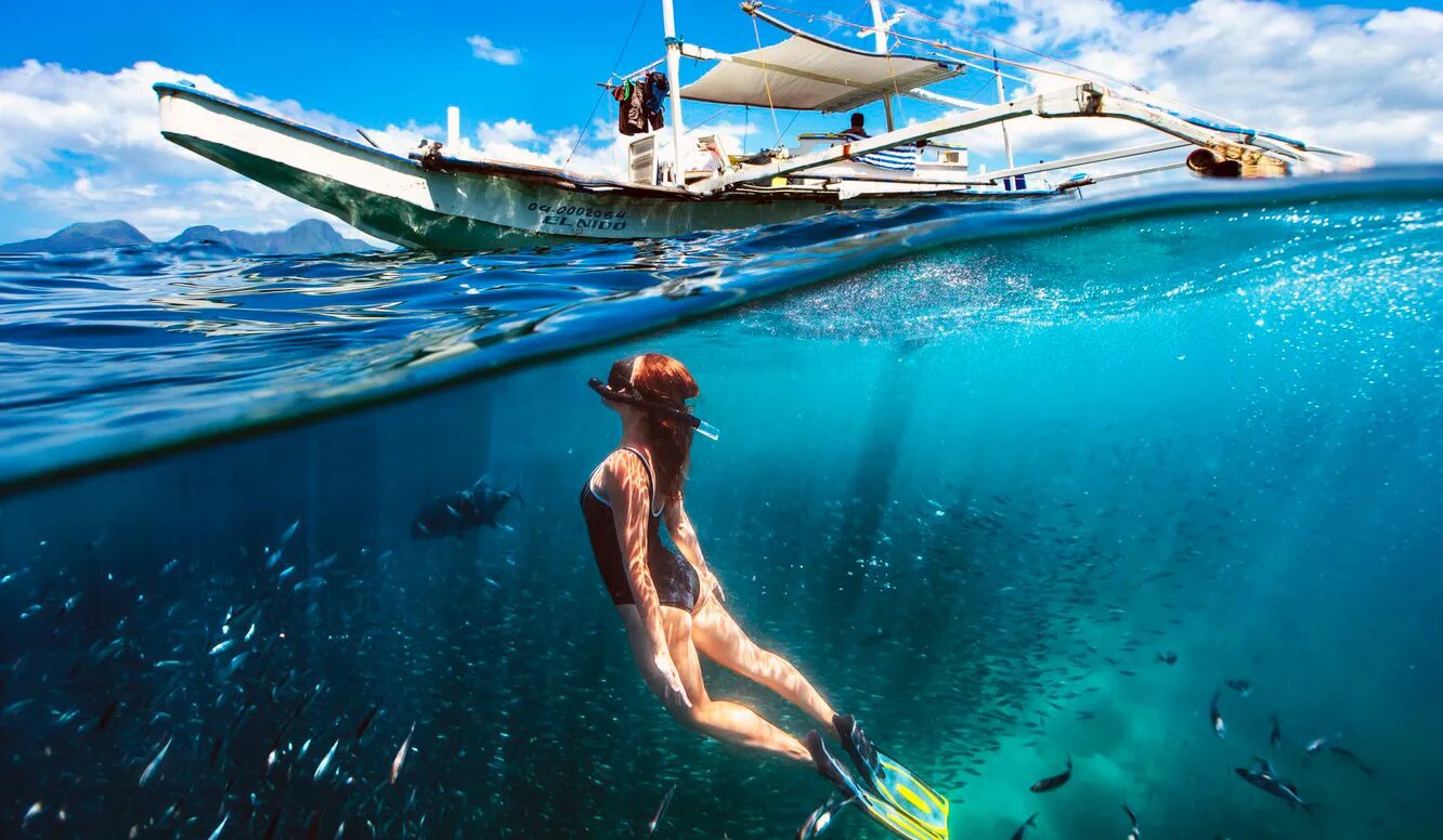 Погружение в воду фото Обучение дайвингу по PADI, CMAS, NDL в Москве - Клуб NEMO.RU