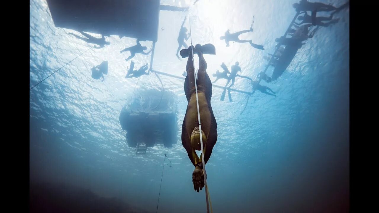 Погружение в воду фото #VB2018 Alexey Molchanov's World Record Dive to 130m - YouTube