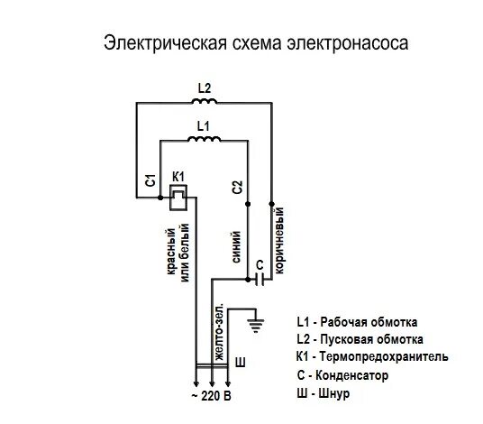 Погружной насос водолей схема подключения Вопрос по электродвигателю - Сообщество "Сделай Сам" на DRIVE2