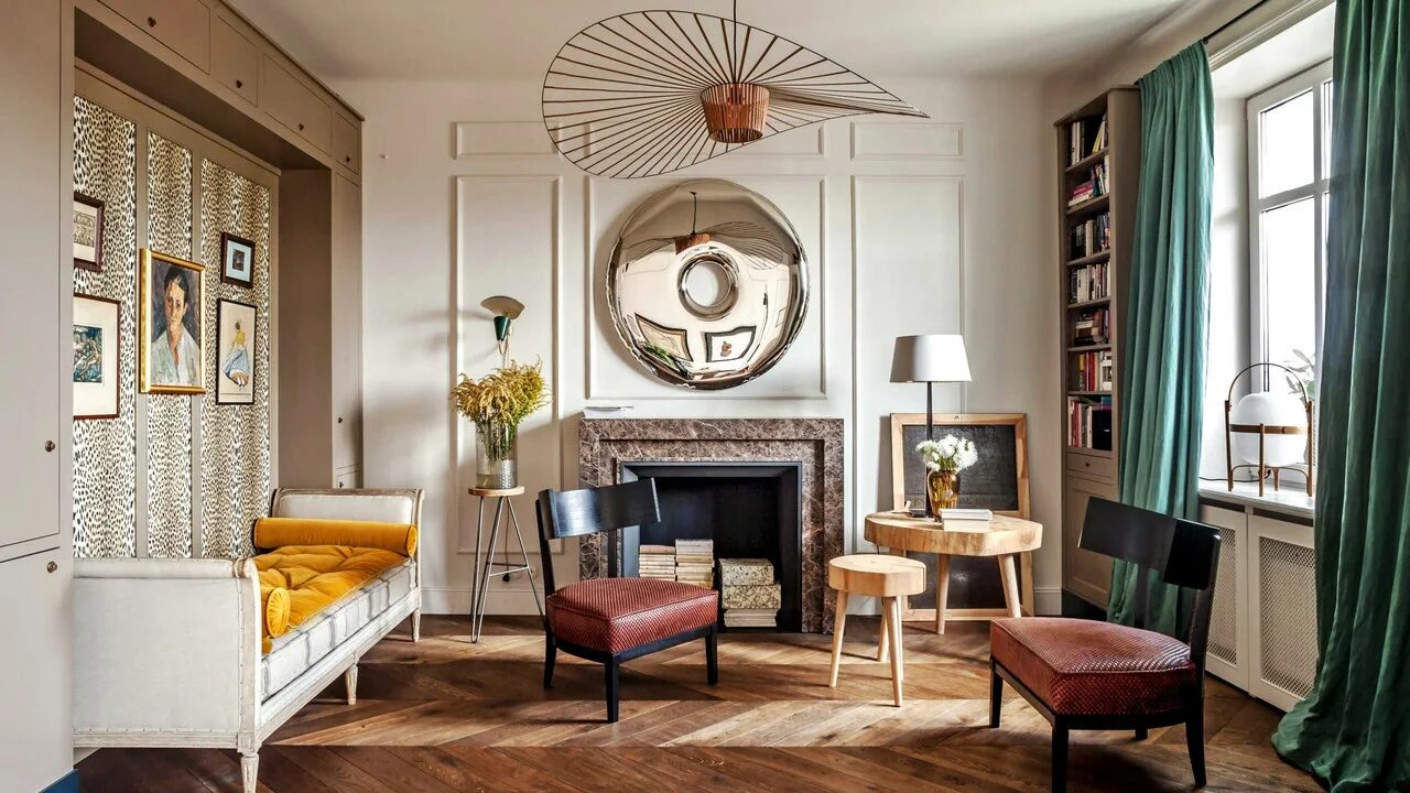 Похожие стили интерьера Prewar Apartment - Modern French Decor Inspiration Architectural Digest