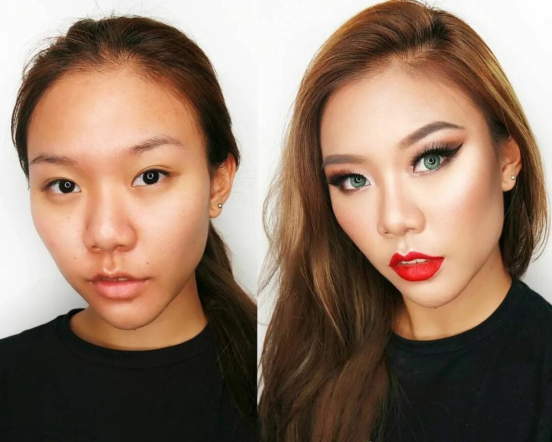 Похожий макияж 19 Transformations That'll Make You Wish You Were Better At Makeup Amazing makeu