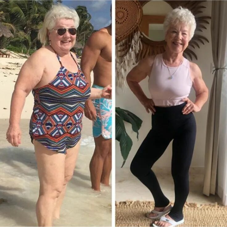 Похудение после 50 лет фото This 73-Year-Old Fitness Fanatic Will Inspire You to Reach Your Goals In the Gym