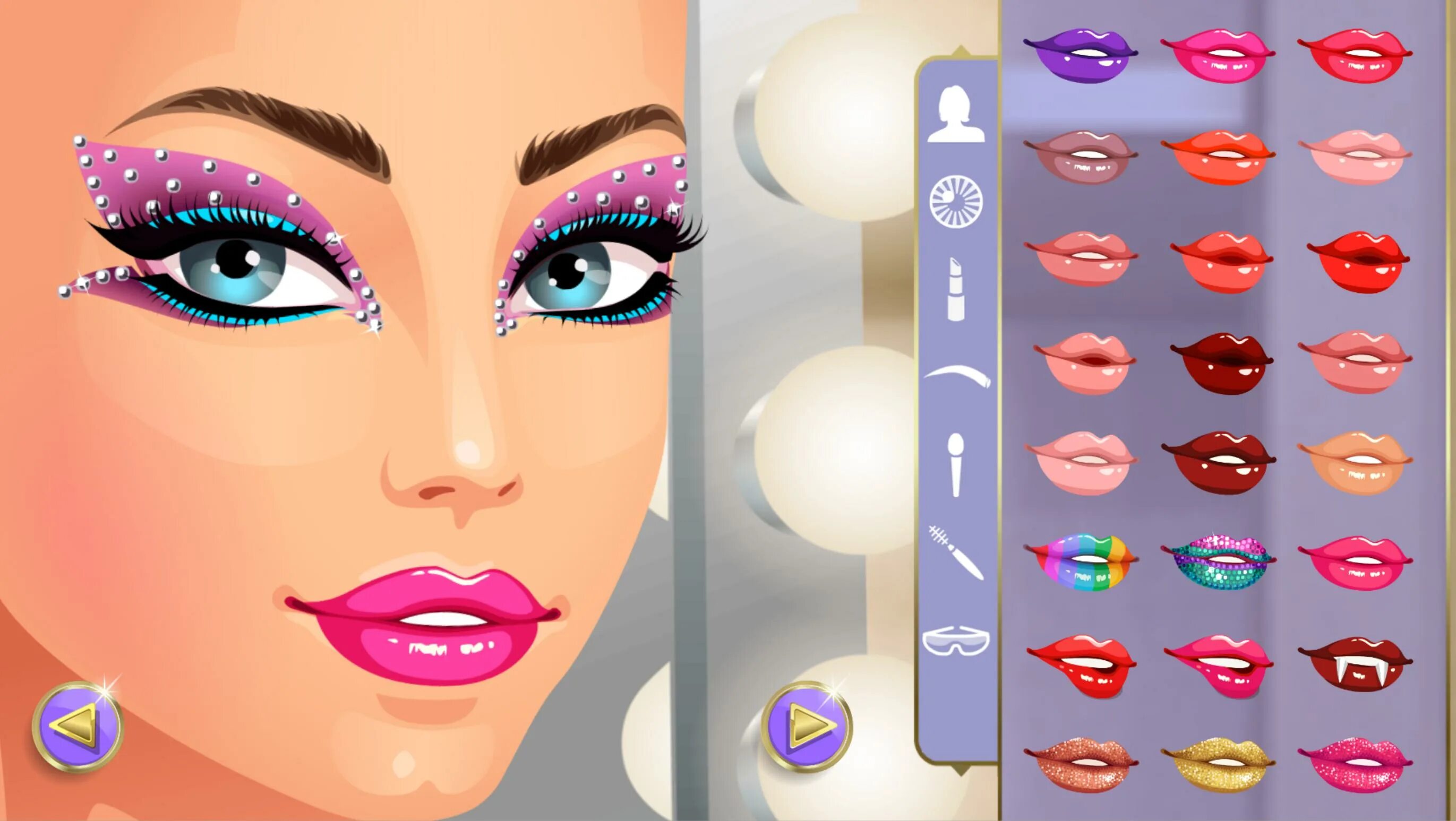 Поиграть макияж 2024 года Лучшие Игры, Такие Как Glitter Nail Salon: Girls Game