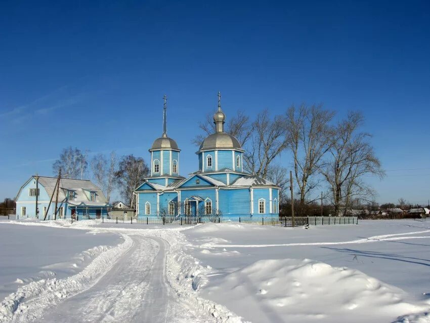 Поим фото села Церковь Покрова Пресвятой Богородицы, Поим (Белинский район), фотография. общий 