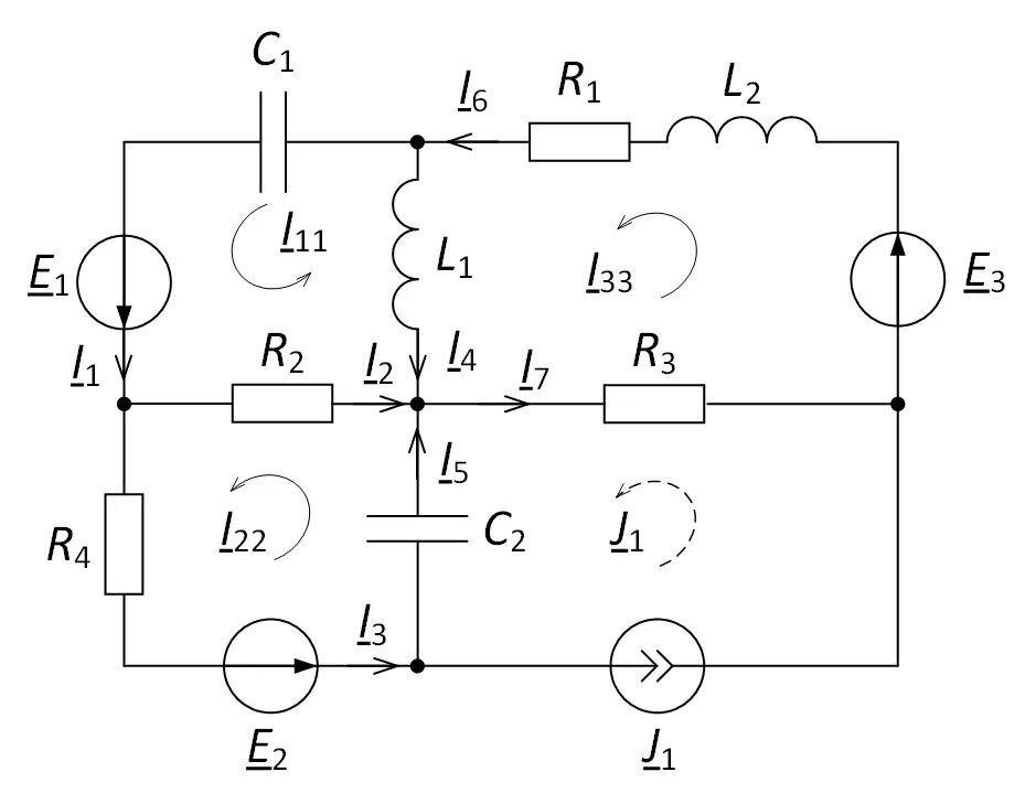 Поиск электрических схем Метод контурных токов для расчёта электрических цепей FaultAn.ru Дзен