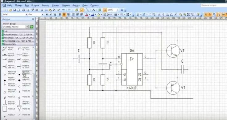 Поиск электрических схем Программа Vision для рисования схем - понятный интерфейс
