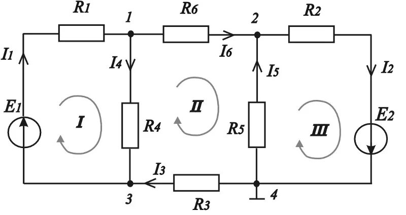 Поиск электрических схем Ответы Mail.ru: Решить (Найти) методом контурных токов, в общем виде. Подробност