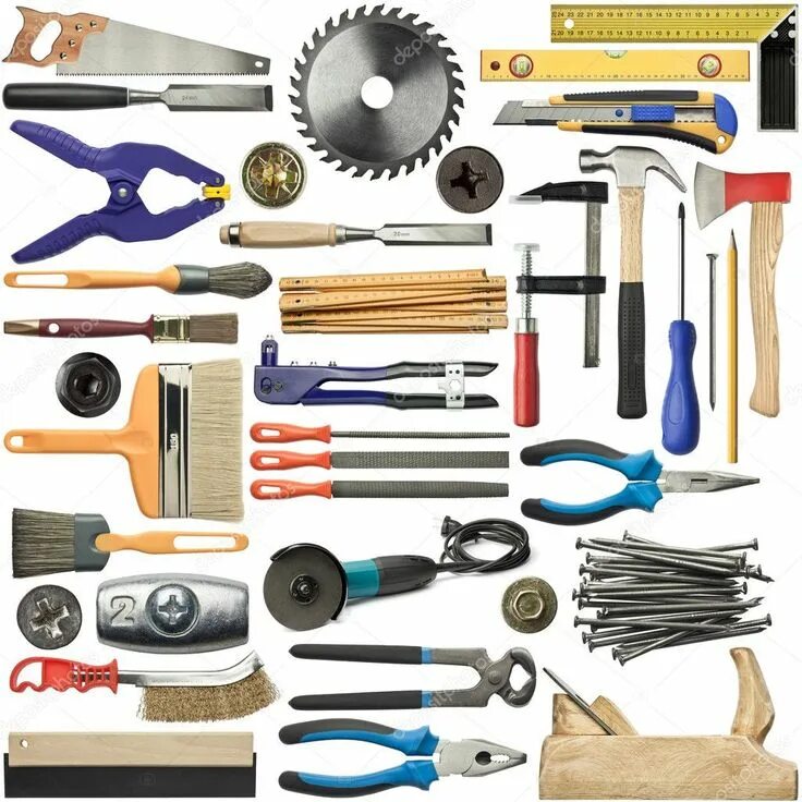 Поиск инструментов по фото Tools for Woodworking and Construction