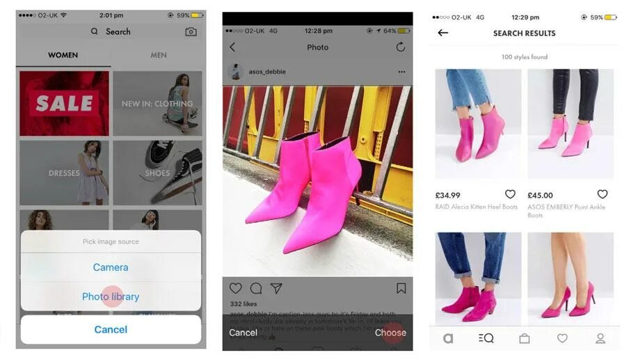 Поиск одежды по фото в интернете Fashion Site ASOS Launches Visual Search Tool To Aid Inspiration And Discovery F