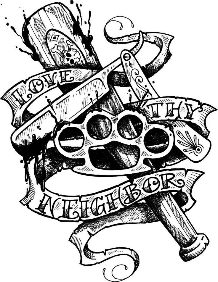Поиск по фото тату эскизы Картинки по запросу black old school tattoo эскиз Tattoo flash art, Old school t