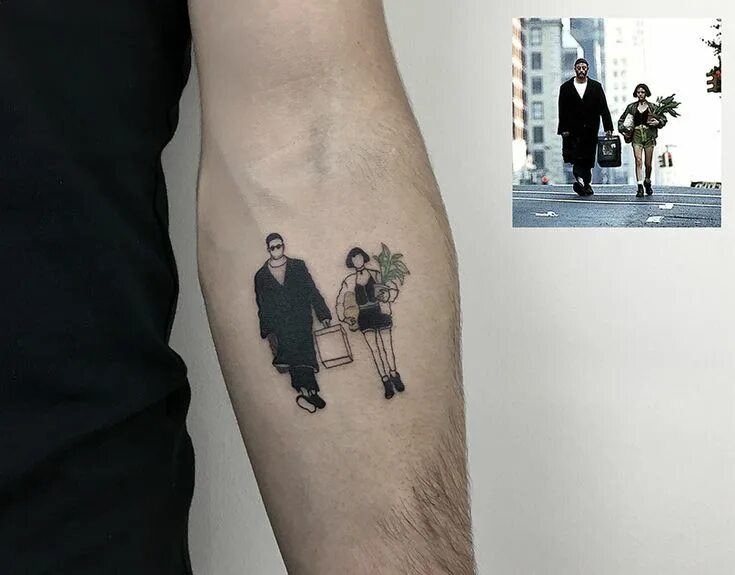 Поиск тату по фото Leon The Professional Movie Tattoos, Professional tattoo, Movie tattoos