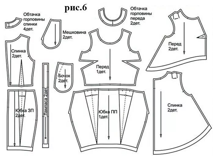 Поиск выкроек для шитья одежды Выкройка платья с пелериной и лампасами Покройка-уроки кроя и шитья Лампасы, Вык