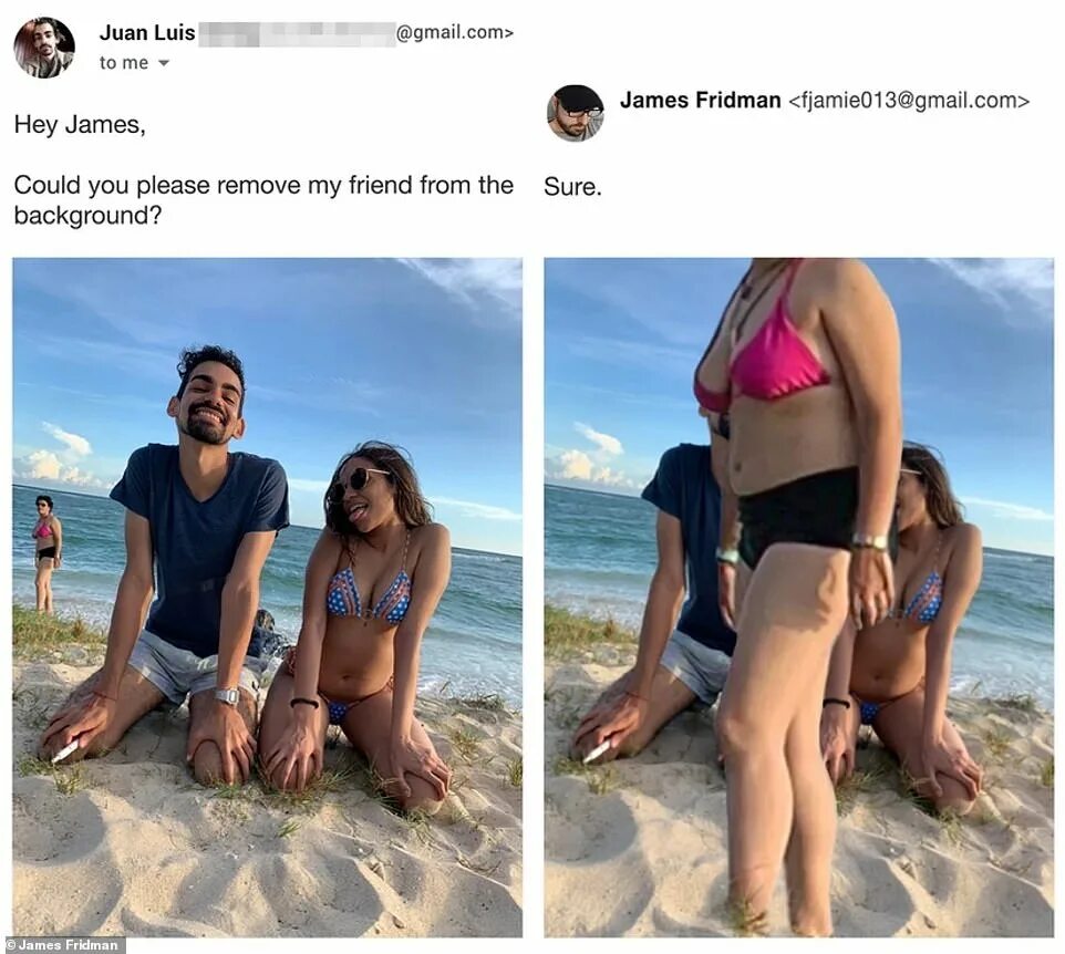 Показал фото бывшей Prankster who is famous for his literal Photoshopping shares his latest hilariou