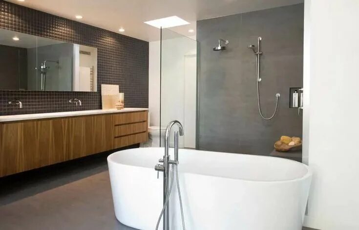 Показать дизайн ванной i 1 039 × 664 пикс Bathroom design, Modern bathroom design, Bathroom design luxu