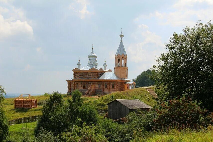 Показать дорогу в бигичи фото деревню Ilii Proroka iz Bigichey v Cherdyni Сhurch, orthodox church, Russia, Cherdyn, te