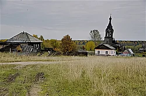 Показать дорогу в бигичи фото деревню Чердынские деревни Фотобанк ГеоФото/GeoPhoto GetImages Group