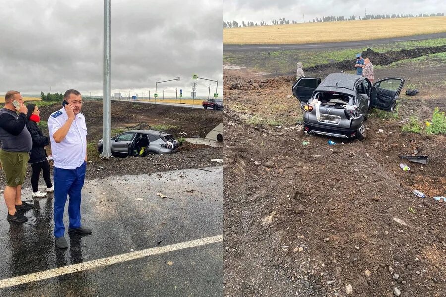 Показать фото без цензуры дтп казань оренбург Погибли двое детей в ДТП в Новошешминском районе Татарстана