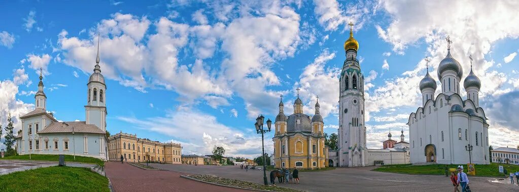 Показать фото города вологды Vologda panorama/Вологда downtown area/ центр города Flickr